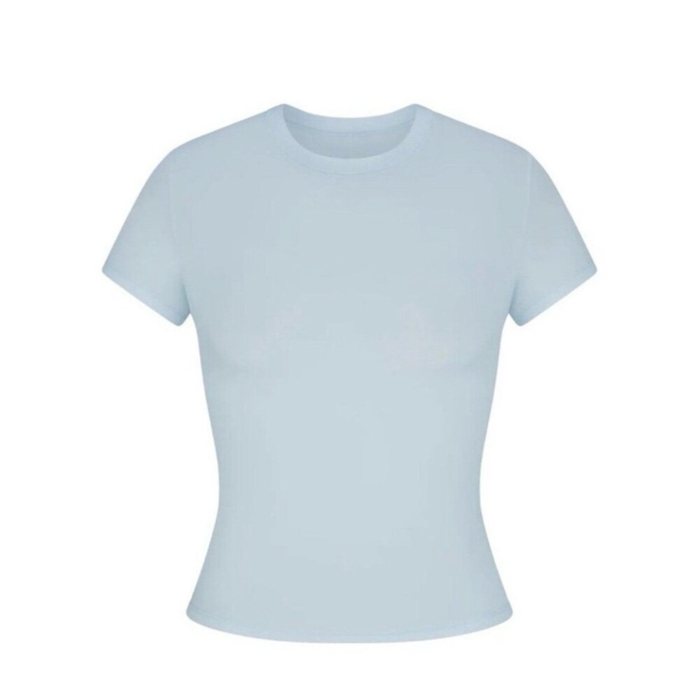 SKIMS Opal Fits Everybody Short Sleeve T-Shirt